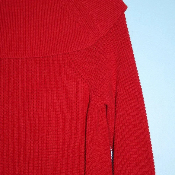 MICHAEL MICHAEL KORS XS Red Cowl Neck Sweater - Picture 11 of 16